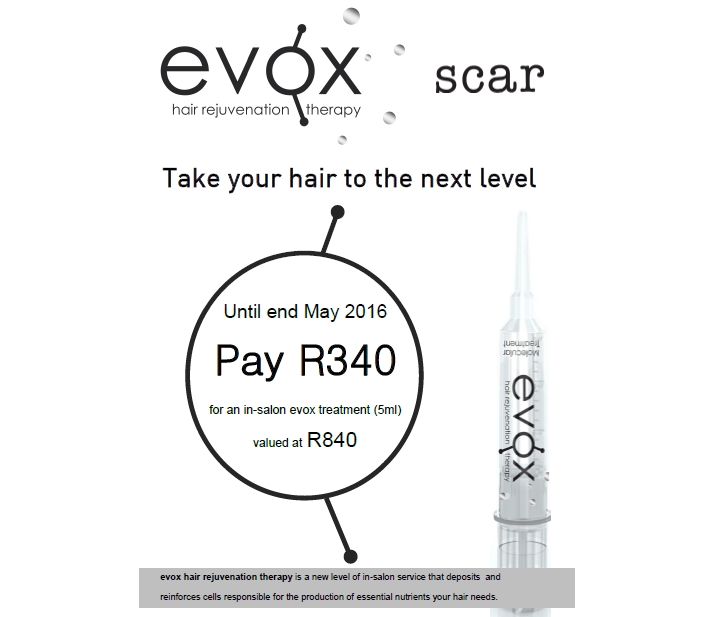 EVOX IN-SALON TREATMENT SPECIAL - scar hair