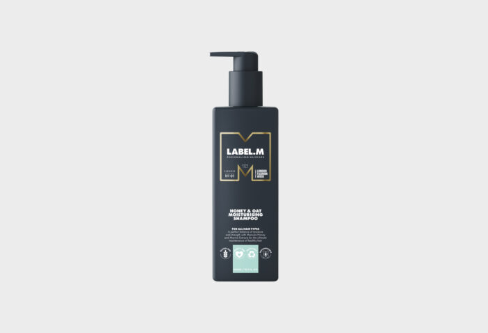 LABEL.M Honey & Oat Moisturising Shampoo with pump