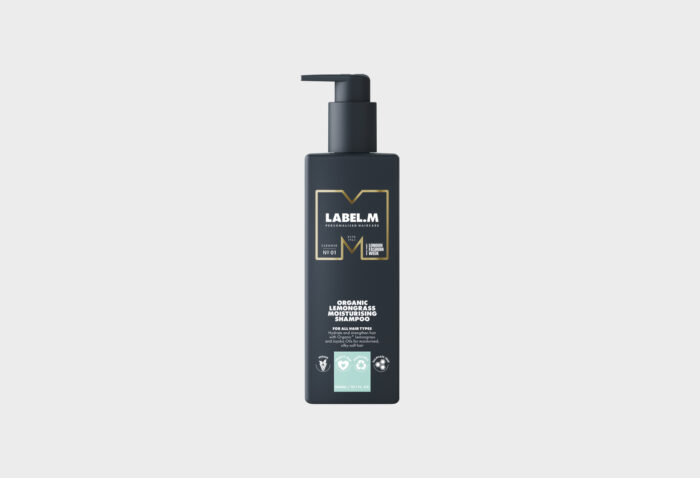 LABEL.M Organic Lemongrass Moisturising Shampoo with pump