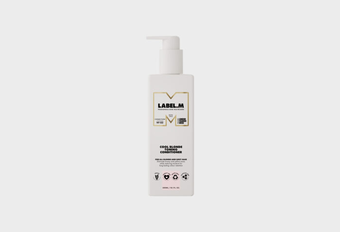 LABEL.M Cool Blonde Toning Conditioner with pump