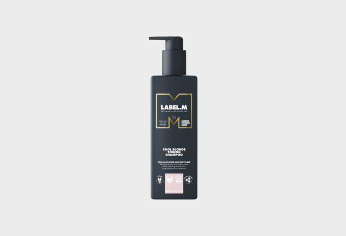 LABEL.M Cool Blonde Toning Shampoo with pump