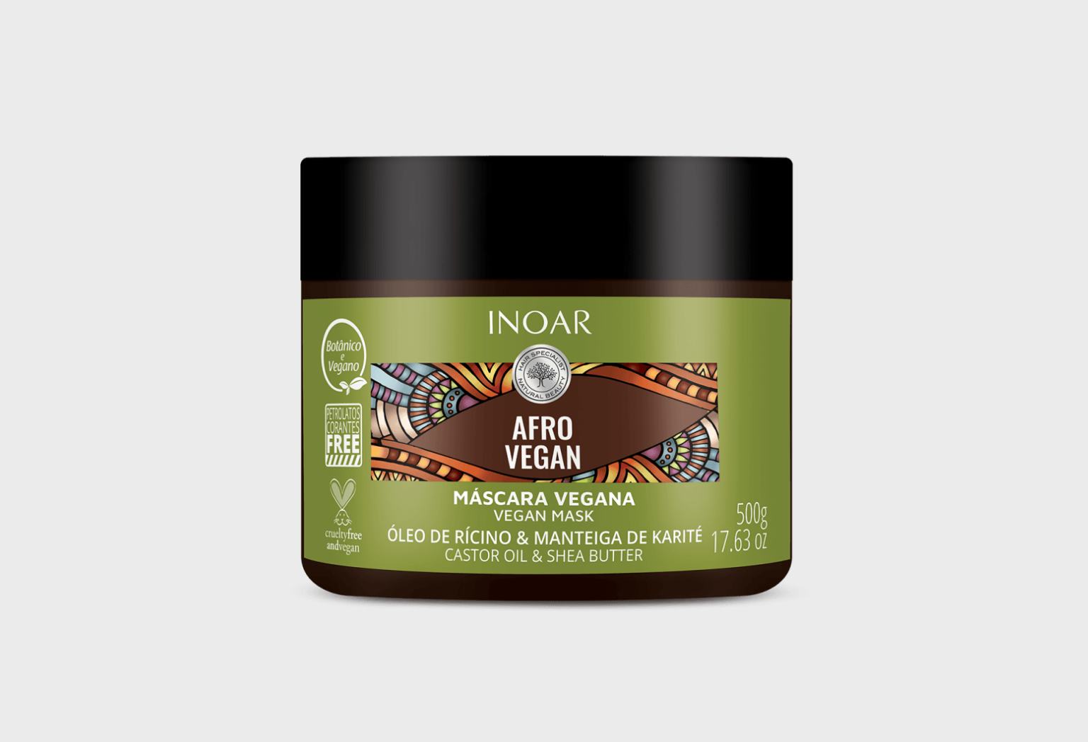 INOAR AFRO VEGAN MASK 500G